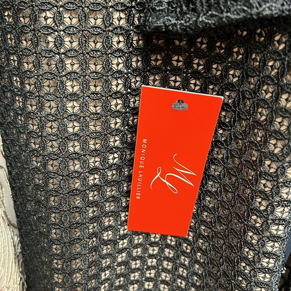 Monique Lhuillier imported lace, long sleeve long gown - Picture 13 of 14